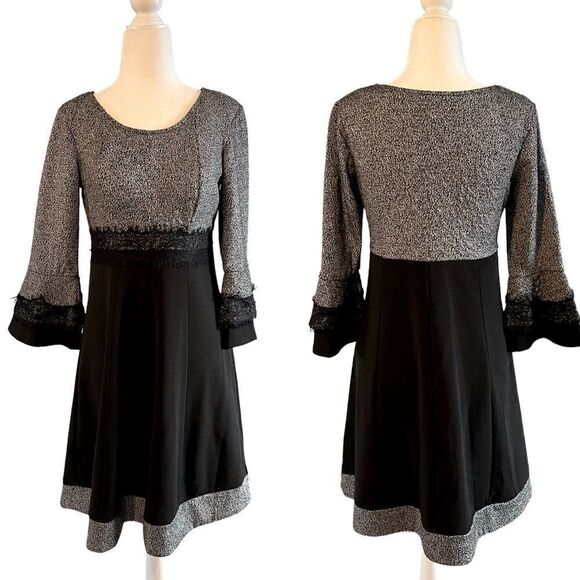 Signature by Robbie Bee Fit & Flare Dress | SZ PS - Picture 1 of 15